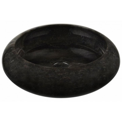 DIVERO umývadlo z prírodného kameňa Black