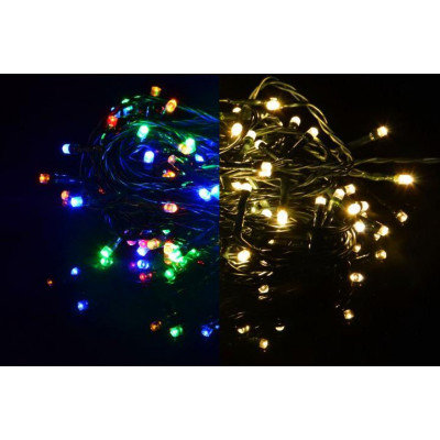 Vianočná reťaz - 9,9 m, 100 LED, 9 blikajúcich funkcií Vianočná reťaz - 9,9 m, 100 LED, 9 blikajúcich funkcií