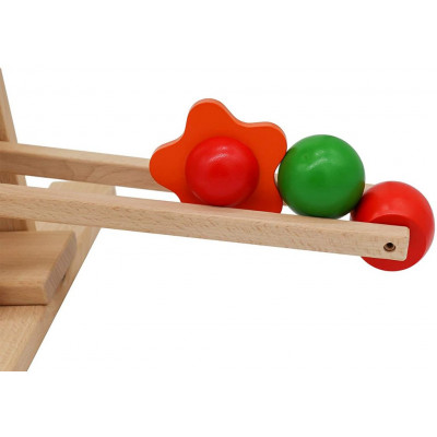 Guľôčková dráha z bukového dreva