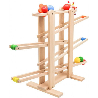 Guľôčková dráha z bukového dreva