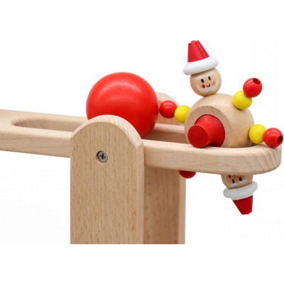 Guľôčková dráha z bukového dreva