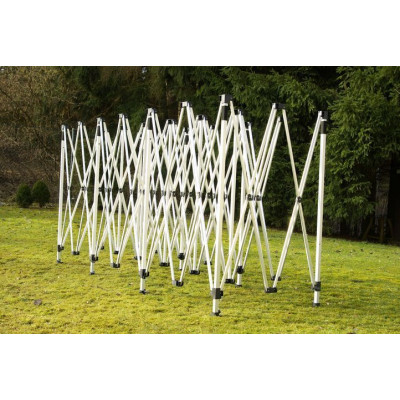 Záhradný skladací stan - modrý, 3 x 9 m