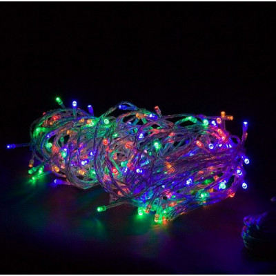 VOLTRONIC Vianočná reťaz 5 m, 50 LED, farebná, zelený kábel VOLTRONIC Vianočná reťaz 5 m, 50 LED, farebná, zelený kábel