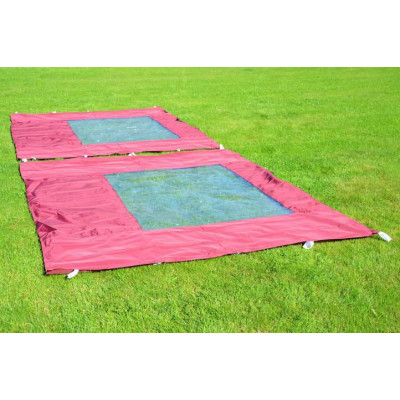 Záhradný párty stan nožnicový PROFI 3x3 m vínový + 4 bočné steny