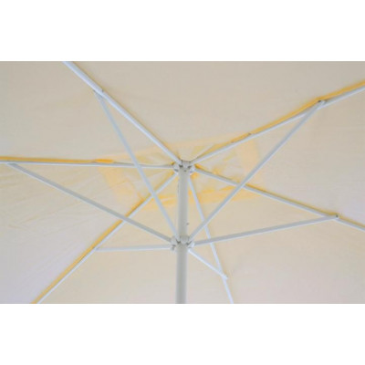 Záhradný slnečník - obdĺžnikový 2 x 3 m - champagne