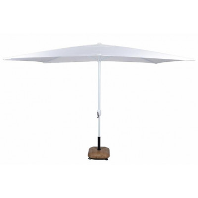 Slnečník obdĺžnikový 2 x 3 m - biely