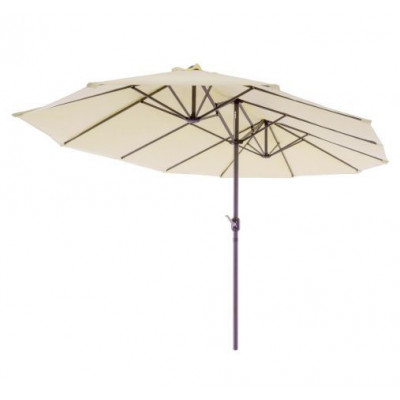 Veľký slnečník XXL 4,65 m - krémový