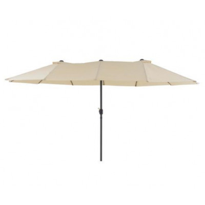 Veľký slnečník XXL 4,65 m - krémový