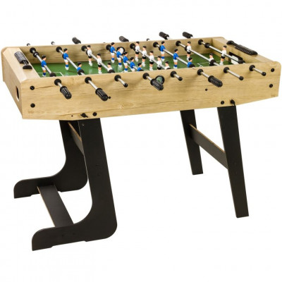 Stolný futbal BELFAST 121 x 101 x 79 cm -  svetlé drevo