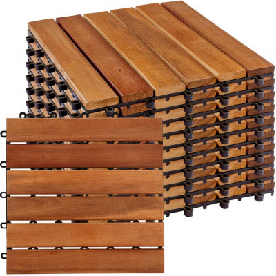 STILISTA Drevené dlaždice, klasik, agát, 1 m² STILISTA Drevené dlaždice, klasik, agát, 1 m²