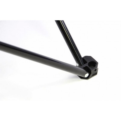 Kempingová sada – 2 x skladacia stolička s držiakom – čierna