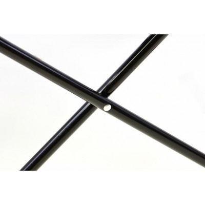 Kempingová sada – 2 x skladacia stolička s držiakom – čierna