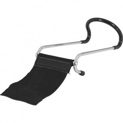 Gorilla Sports Posilňovacie háky 12 x 8 cm, chróm, 2 ks