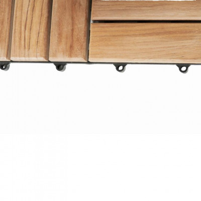 11 ks podlahových panelov z teakového dreva 1m²