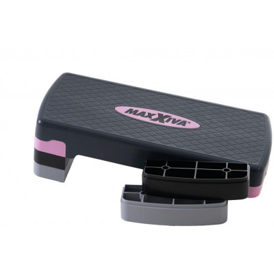 MAXXIVA fitness stepper, výškovo nastaviteľný, ružová
