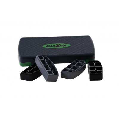 MAXXIVA fitness stepper, výškovo nastaviteľný, zelená MAXXIVA fitness stepper, výškovo nastaviteľný, zelená