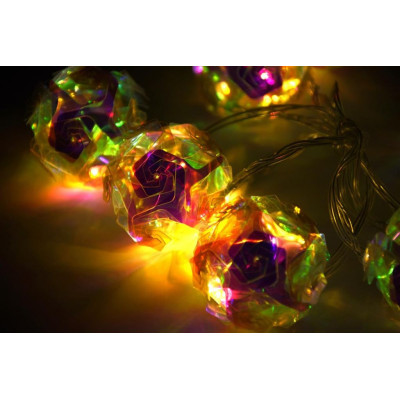 Dekoratívne osvetlenie Blossom Magic 10 LED, teplá biela, ča