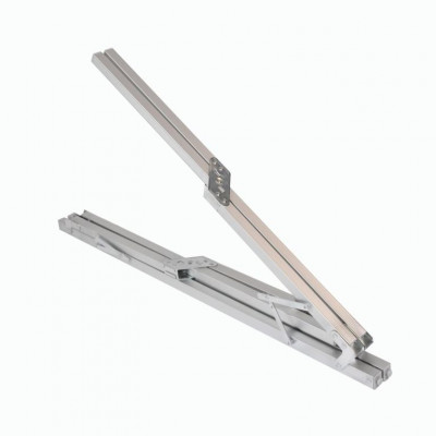 Kempingový stôl s taškou, hliník, sivý,108 x 71 x 72 cm