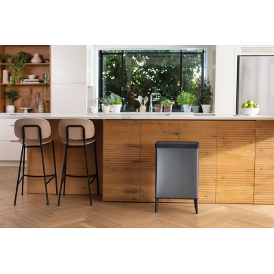 Verto high odpadkový koš, modrý, 54 L