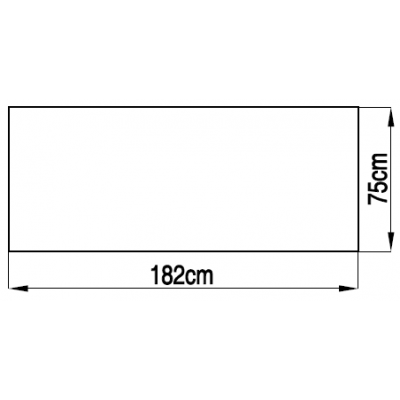 WC-A kovový drevník 182 x 75 x 160 cm