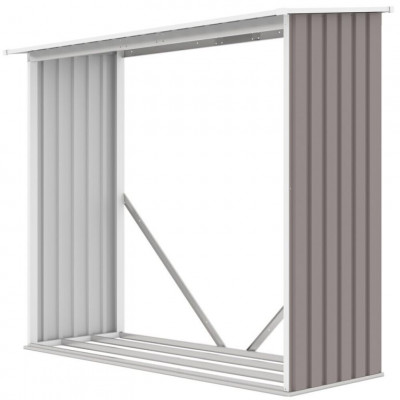 WC-A kovový drevník 182 x 75 x 160 cm