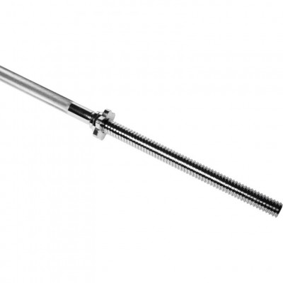 Gorilla Sports Tyč s hviezdicovým zámkom, chróm, 200 cm