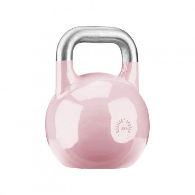 Gorilla Sports Súťažný kettlebell, ružový, 8 kg