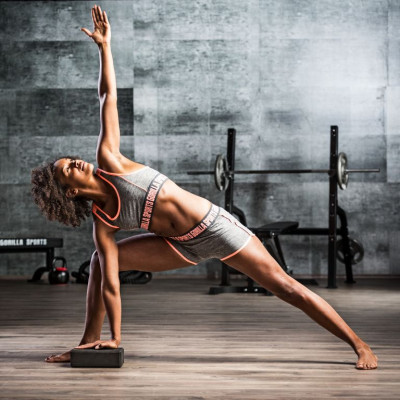 Gorilla Sports Joga kocka, čierna Gorilla Sports Joga kocka, čierna