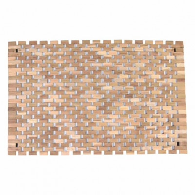 Protišmyková podložka, teak, prírodná, 60 x 40 cm Protišmyková podložka, teak, prírodná, 60 x 40 cm