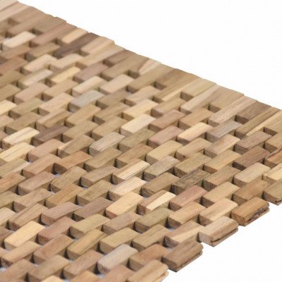 Protišmyková podložka, teak, prírodná, 50 x 48,5 cm Protišmyková podložka, teak, prírodná, 50 x 48,5 cm
