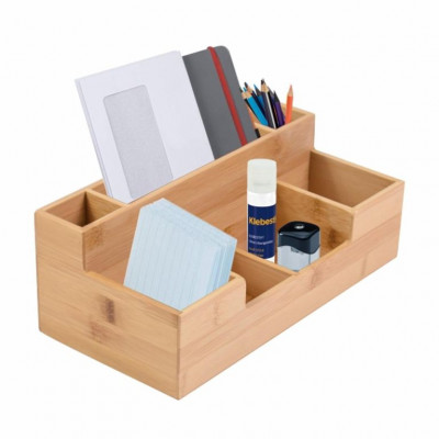 Organizér na písacie potreby, bambus, 30 x 15 x 11 cm