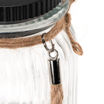 Sada solárnych svetiel, 3 LED, plastové, teplá biela, 3 ks