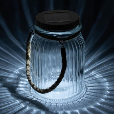 Sada solárnych svetiel,3 LED, plastové, studená biela, 3 ks