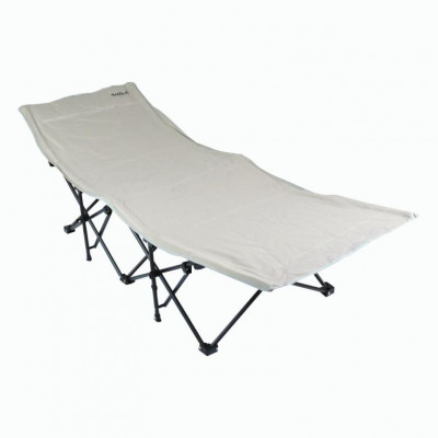 Skladacie lehátko, béžové, prenosná taška