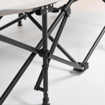 Skladacie lehátko, béžové, prenosná taška