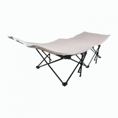 Skladacie lehátko, béžové, prenosná taška
