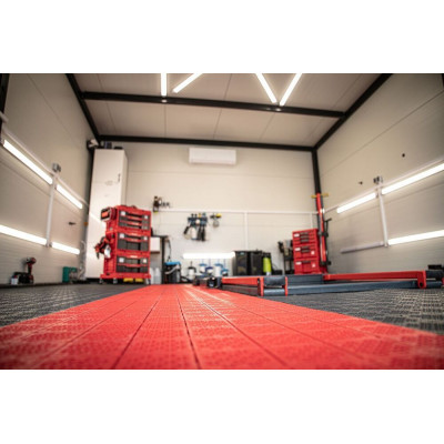 ATENA podlahové dlaždice 11 ks, červené