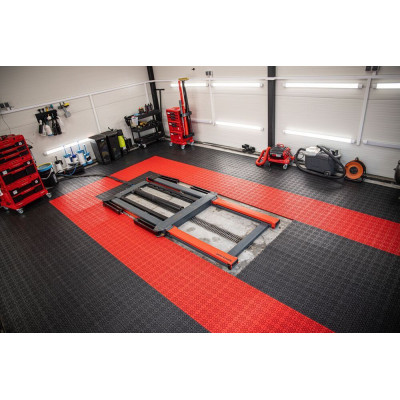 ATENA podlahové dlaždice 11 ks, červené