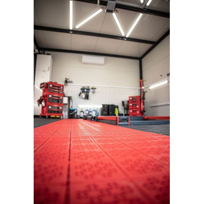 ATENA podlahové dlaždice 11 ks, červené