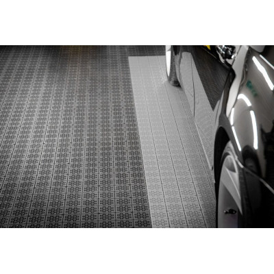 ATENA podlahové dlaždice 11 ks, sivé