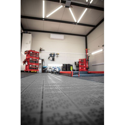 ATENA podlahové dlaždice 11 ks, sivé