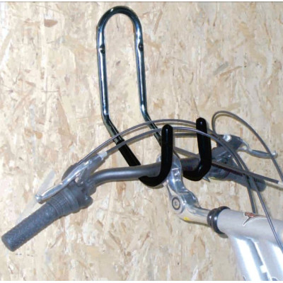 Držiak na bicykel DOUBLE HOOK, 11 x 37 x 19 cm, kov