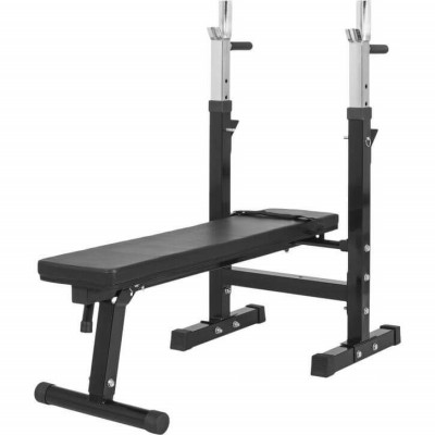 Gorilla Sports Posilňovacia lavica, čierna, 100 kg