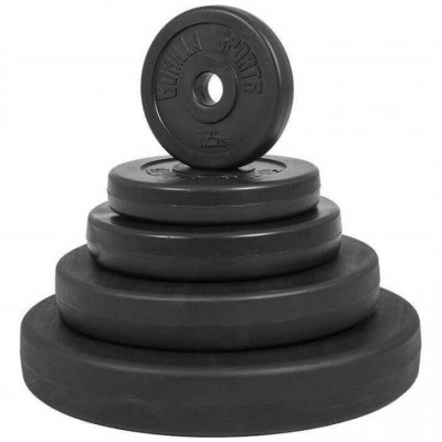 Gorilla Sports Posilňovacia lavica + nakladací set, 100 kg Gorilla Sports Posilňovacia lavica + nakladací set, 100 kg