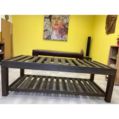 Dřevěné masážní lehátko, 200 x 90 x 65 cm