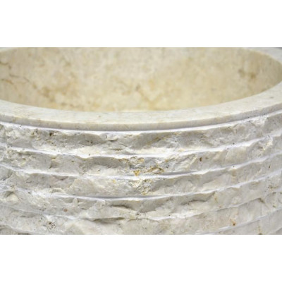 DIVERO umývadlo z prírodného kameňa Roma