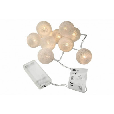 NEXOS LED dekorácia, háčkovaná guľa , 10 LED, teplá biela NEXOS LED dekorácia, háčkovaná guľa , 10 LED, teplá biela