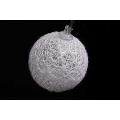 NEXOS LED dekorácia, háčkovaná guľa , 10 LED, teplá biela NEXOS LED dekorácia, háčkovaná guľa , 10 LED, teplá biela