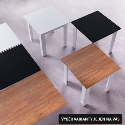 MIADOMODO jedálenský stôl pre 4 osoby, biely, 80x80x76,5 cm MIADOMODO jedálenský stôl pre 4 osoby, biely, 80x80x76,5 cm