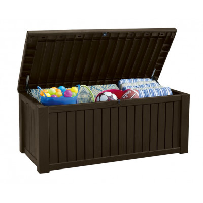 Záhradný úložný box ROCKWOOD 65 x 76 x 155 cm – hnedý Záhradný úložný box ROCKWOOD 65 x 76 x 155 cm – hnedý